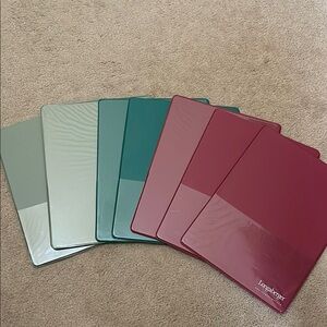 Longaberger Writing Pad/Folder - Green and Red